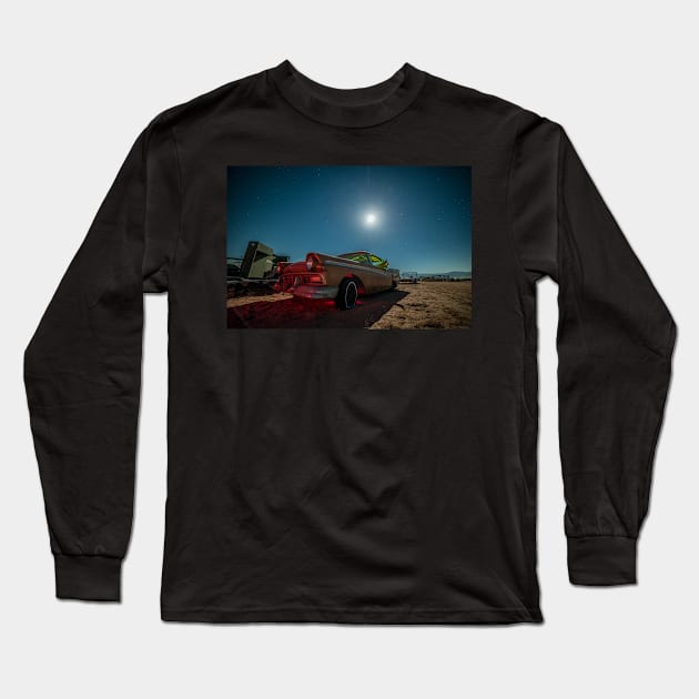 Full Moon Fairlane Long Sleeve T-Shirt by Sidetrakn